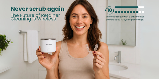 How I Finally Solved the Retainer Cleaning Problem (With a Wireless Ultrasonic Cleaner)